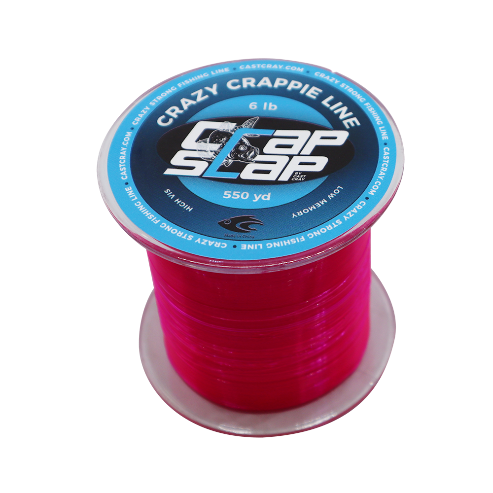Crap Slap - Crazy Crappie Line - Pink 6lb - Cast Cray Outdoors
