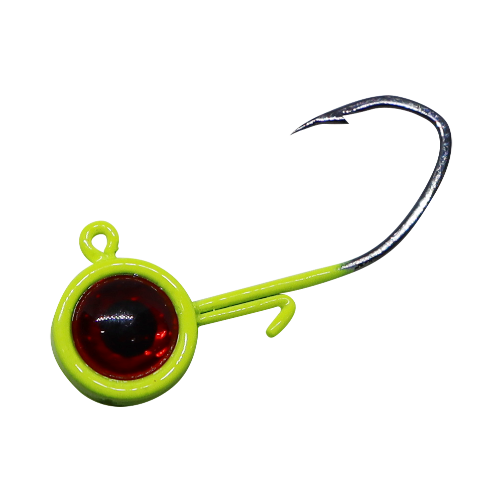 Generic Jig Heads For Fishing, Ed Jigheads With 3d Eye Ball Glowing Walleye | B | Crappie Jigs 1/2oz 3/8oz