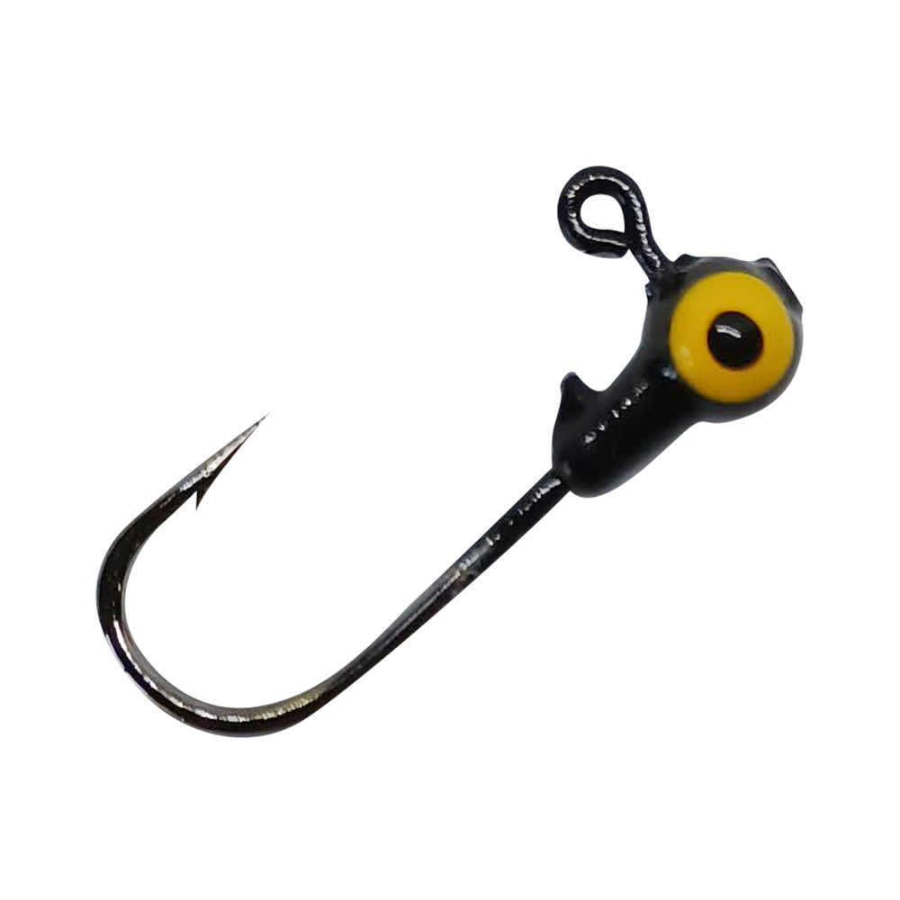 thumbnail image 2 of 100-Pack Painted Round Jig Heads – 1/64 & 1/32 Oz – Crappie, Bass Fishing Lures 2 of 4