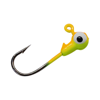 Round Jig Heads - Orange Chartreuse - 1/32 oz. - Cast Cray Outdoors