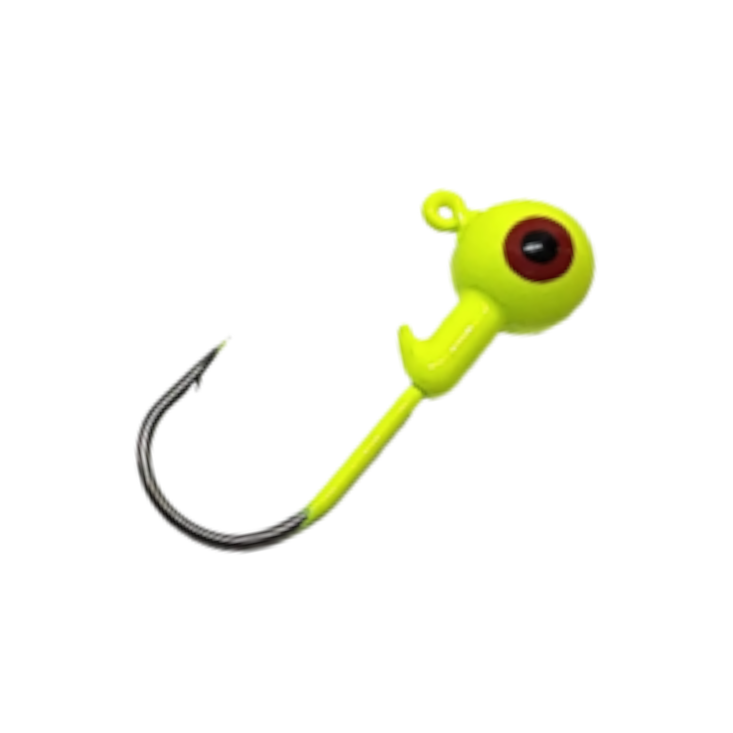 Round Jig Heads - Chartreuse - 1/4 oz. - Cast Cray Outdoors
