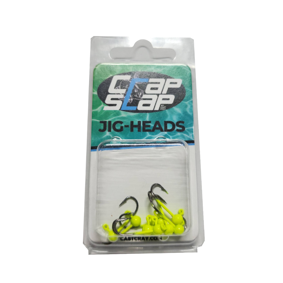 MAD 1/4 oz. Crappie Jigs - Disco Chartreuse 5 pk.