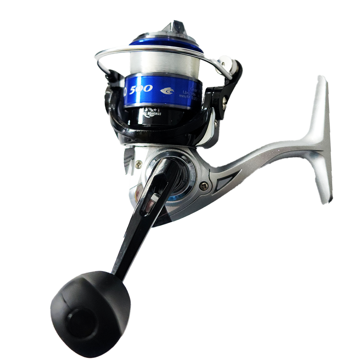 Cast Cray Lures Pro 500 Reel - Blue/Silver - Cast Cray Outdoors