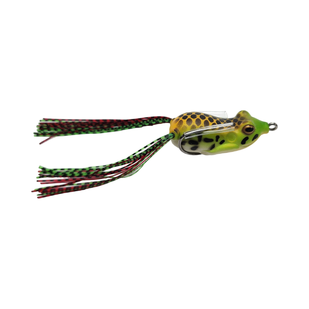 Jackall Pompadour 79 Topwater Frog - Bone Green Color