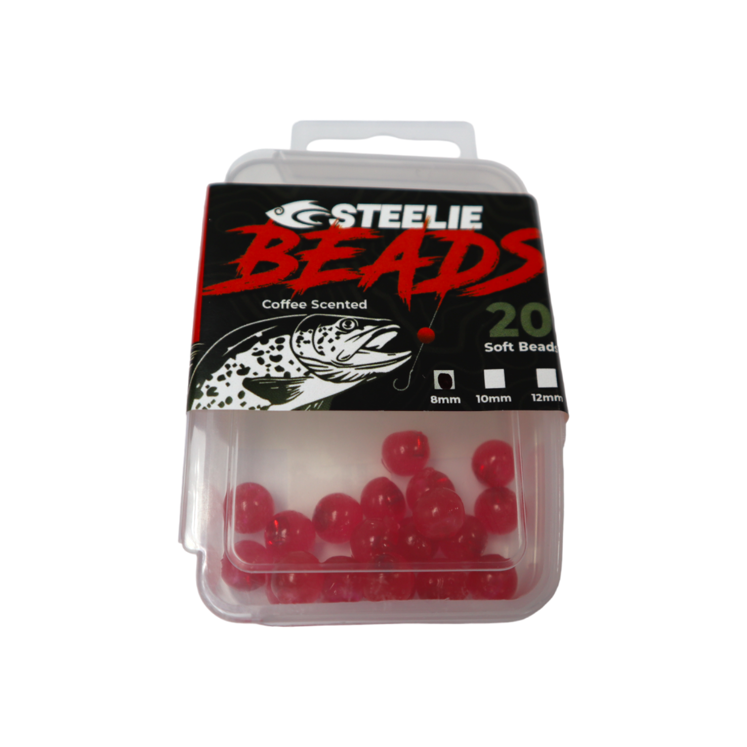 Steelie Beads - 8mm - Red Embryo - Cast Cray Outdoors