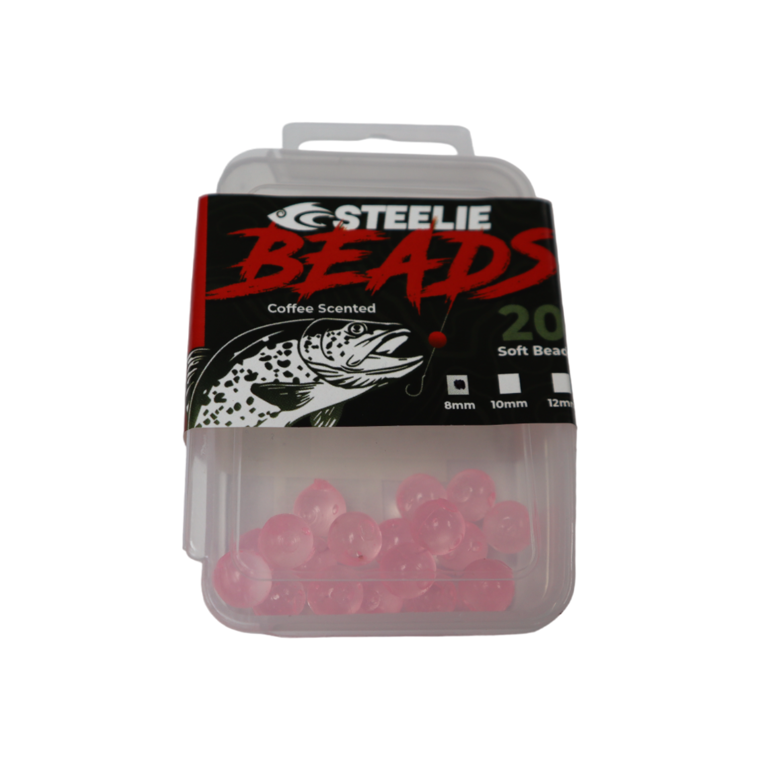 Steelie Beads - 8mm - Pink Glass