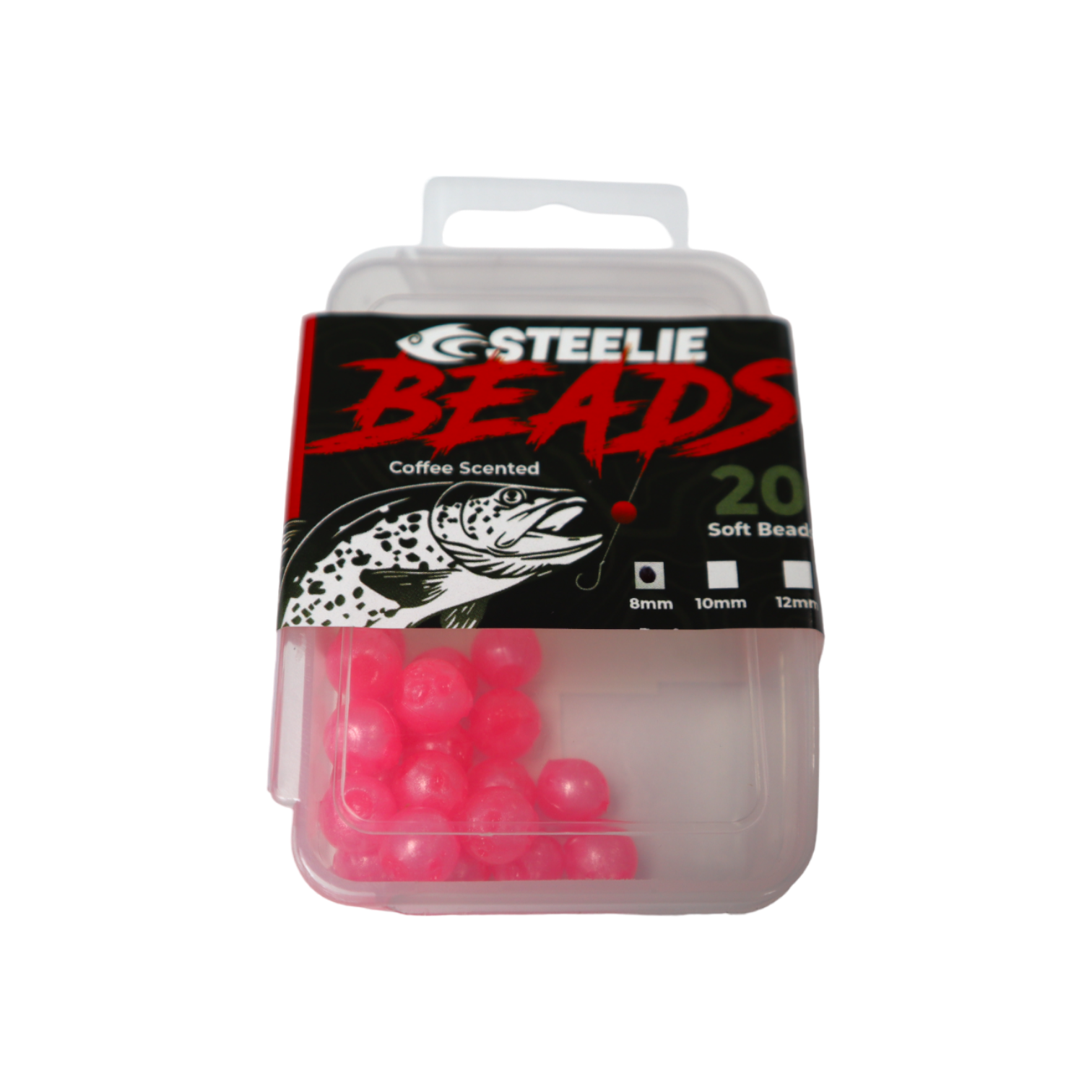 Steelie Beads - 8mm - Pink Pearl - Cast Cray Outdoors