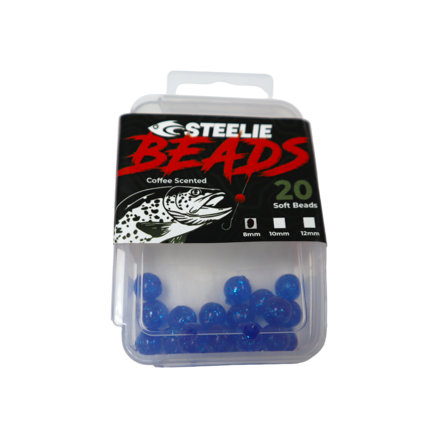 Bass Pro Shops Round Glass Beads - 8mm - Clear