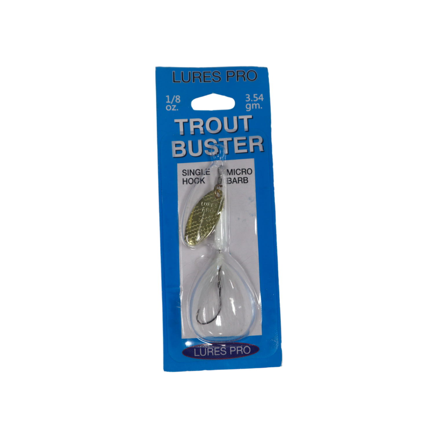 Trout Busters - White - 1/8 oz. - Cast Cray Outdoors