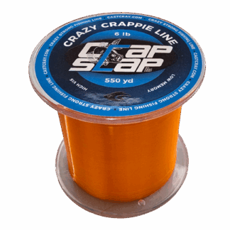 Crap Slap - Crazy Crappie Line - Orange 6lb