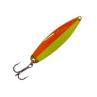 Walleye Spoons - 3 5/8 - Orange N Yeller