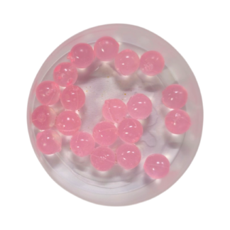 Trout Crazy Soft Beads - 10mm Pink Glass