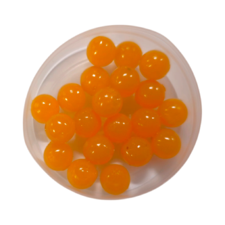 Trout Crazy Soft Beads - 12mm Peach Glass
