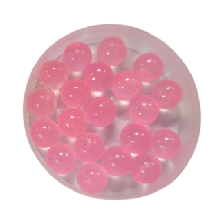 Trout Crazy Soft Beads - 12mm Pink Glass