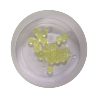Trout Crazy Soft Beads - 6mm Chartreuse Glass