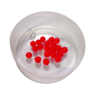 Trout Crazy Soft Beads - 6mm Red