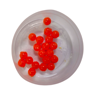 Trout Crazy Soft Beads - 8mm Orange