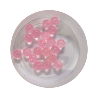 Trout Crazy Soft Beads - 8mm Pink Glass
