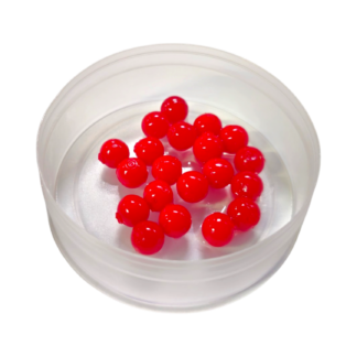 Trout Crazy Soft Beads - 8mm Red